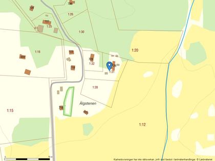 Illustrerad karta över fastigheten eller området