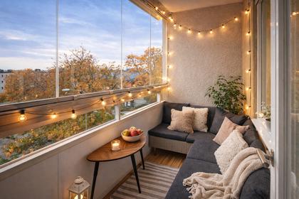 Balkong eller utsiktsbild