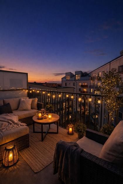 Balkong eller utsiktsbild