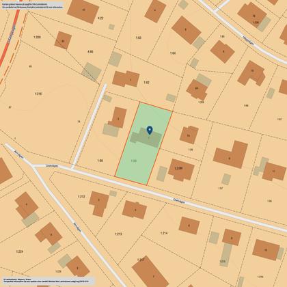 Illustrerad karta över fastigheten eller området