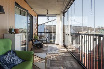 Balkong eller utsiktsbild