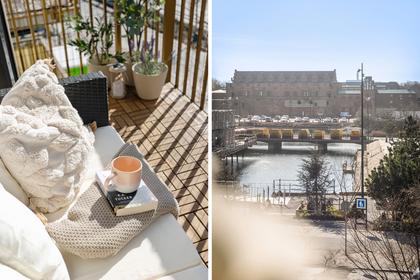 Balkong eller utsiktsbild