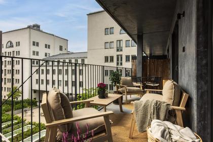 Balkong eller utsiktsbild