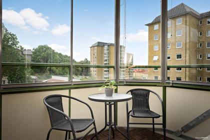 Balkong eller utsiktsbild