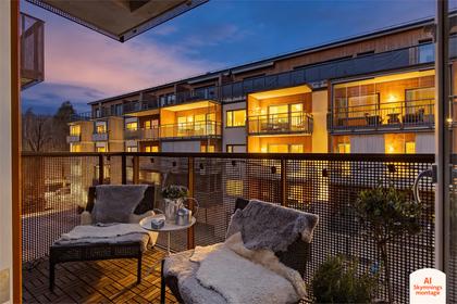 Balkong eller utsiktsbild