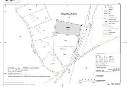 Illustrerad karta över fastigheten eller området