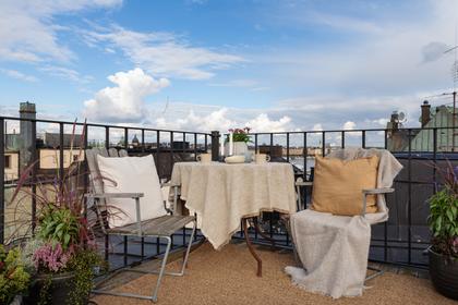 Balkong eller utsiktsbild