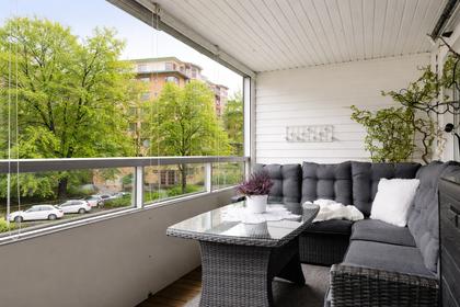 Balkong eller utsiktsbild