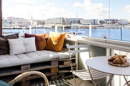 Balkong eller utsiktsbild