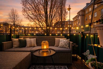 Balkong eller utsiktsbild