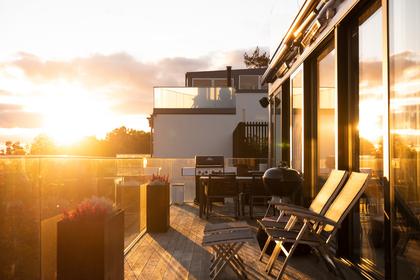 Balkong eller utsiktsbild