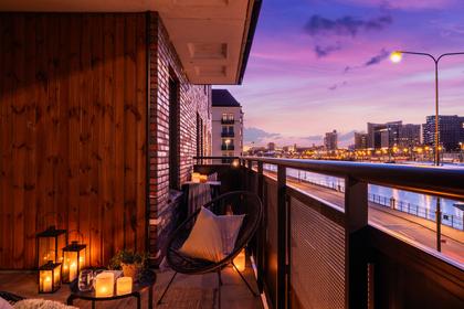 Balkong eller utsiktsbild