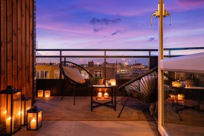 Balkong eller utsiktsbild