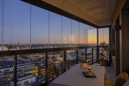 Balkong eller utsiktsbild