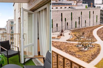 Balkong eller utsiktsbild