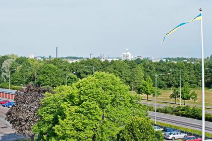 Balkong eller utsiktsbild