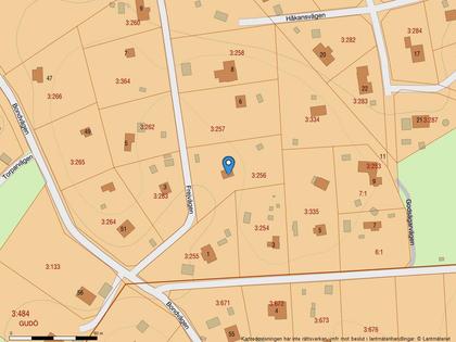 Illustrerad karta över fastigheten eller området