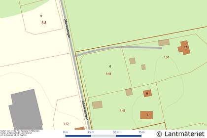 Illustrerad karta över fastigheten eller området