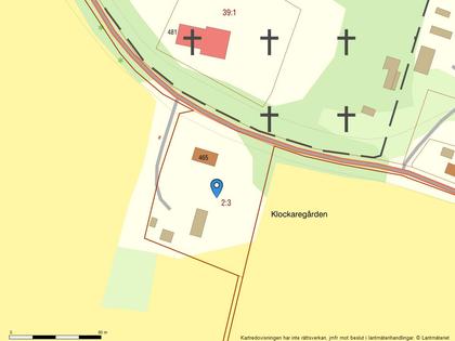 Illustrerad karta över fastigheten eller området