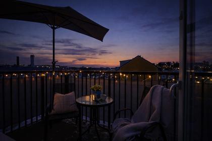 Balkong eller utsiktsbild