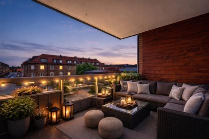 Balkong eller utsiktsbild