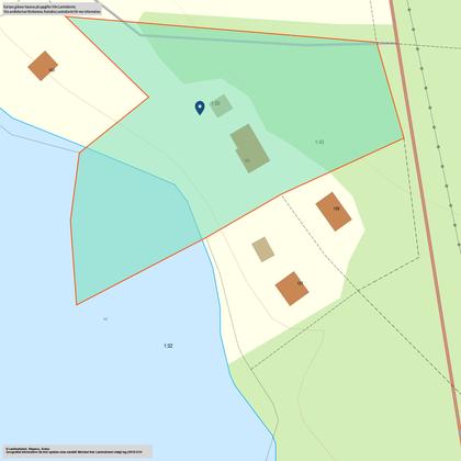 Illustrerad karta över fastigheten eller området