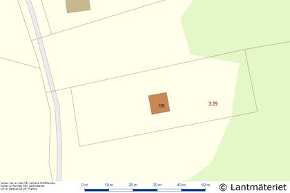 Illustrerad karta över fastigheten eller området