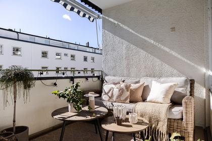 Balkong eller utsiktsbild