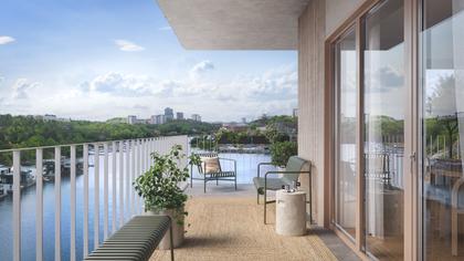 Balkong eller utsiktsbild