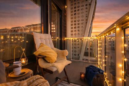 Balkong eller utsiktsbild