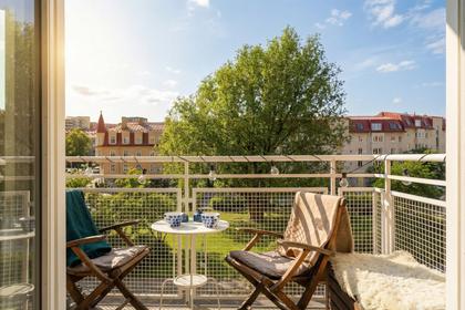 Balkong eller utsiktsbild