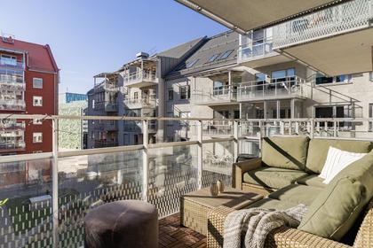 Balkong eller utsiktsbild