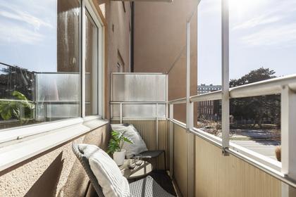 Balkong eller utsiktsbild