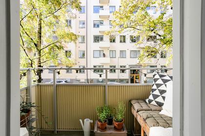 Balkong eller utsiktsbild