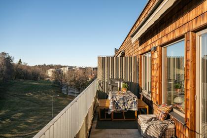 Balkong eller utsiktsbild