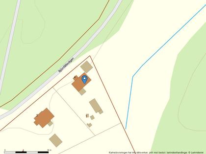 Illustrerad karta över fastigheten eller området