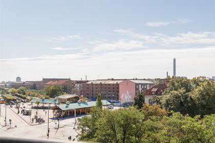 Balkong eller utsiktsbild