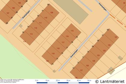 Illustrerad karta över fastigheten eller området