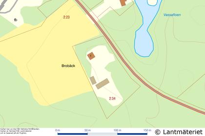 Illustrerad karta över fastigheten eller området