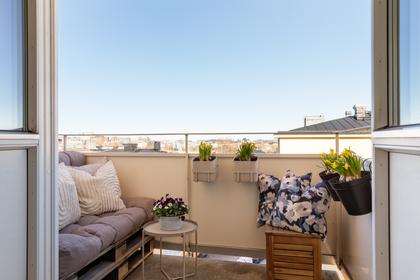 Balkong eller utsiktsbild