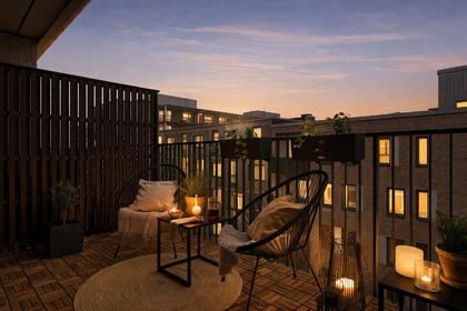 Balkong eller utsiktsbild