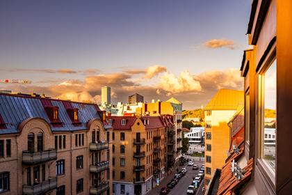 Balkong eller utsiktsbild