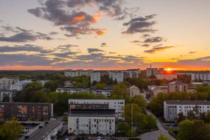 Balkong eller utsiktsbild