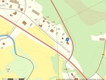 Illustrerad karta över fastigheten eller området