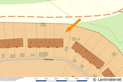 Illustrerad karta över fastigheten eller området