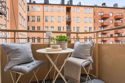 Balkong eller utsiktsbild