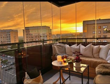 Balkong eller utsiktsbild