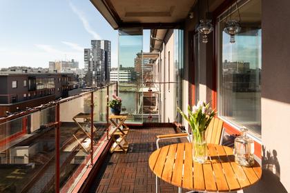 Balkong eller utsiktsbild