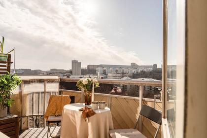 Balkong eller utsiktsbild