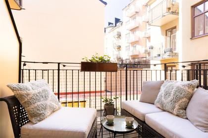 Balkong eller utsiktsbild